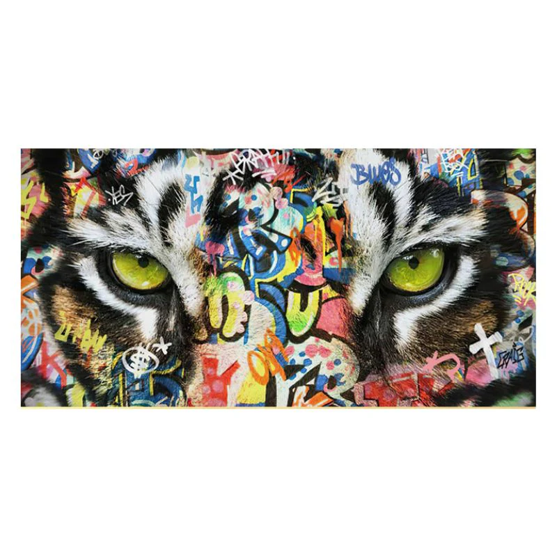 Tableau les Yeux du Tigre Graffiti – Image 5