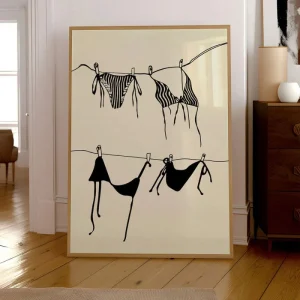 Tableau Linge Étendue