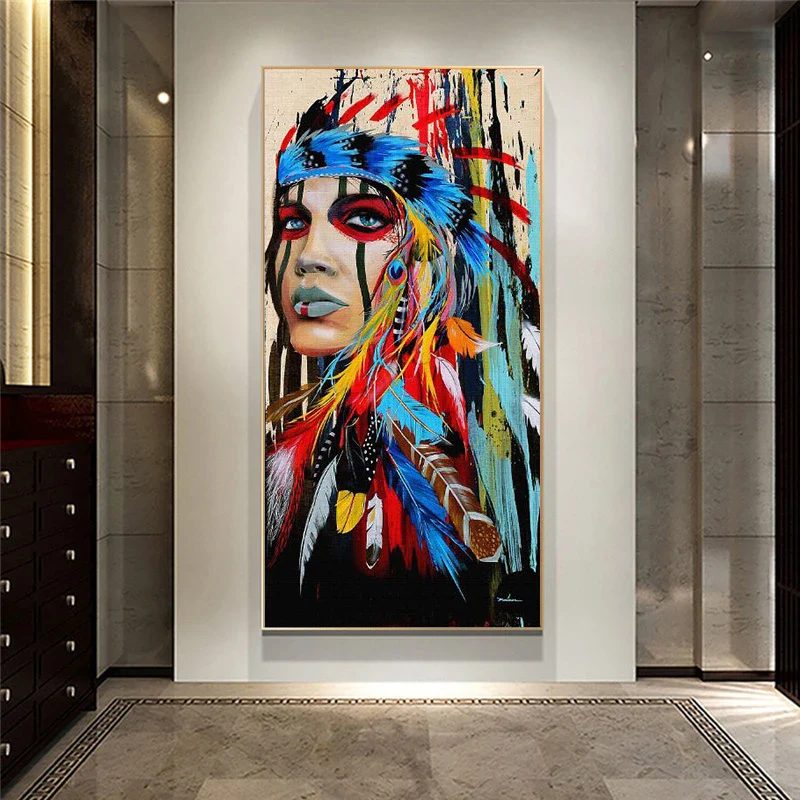 tableau indien coloré – Image 3