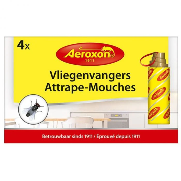 AEROXON ATTRAPE-MOUCHES - FORME SPIRALE (4 PIÈCES) – Image 2