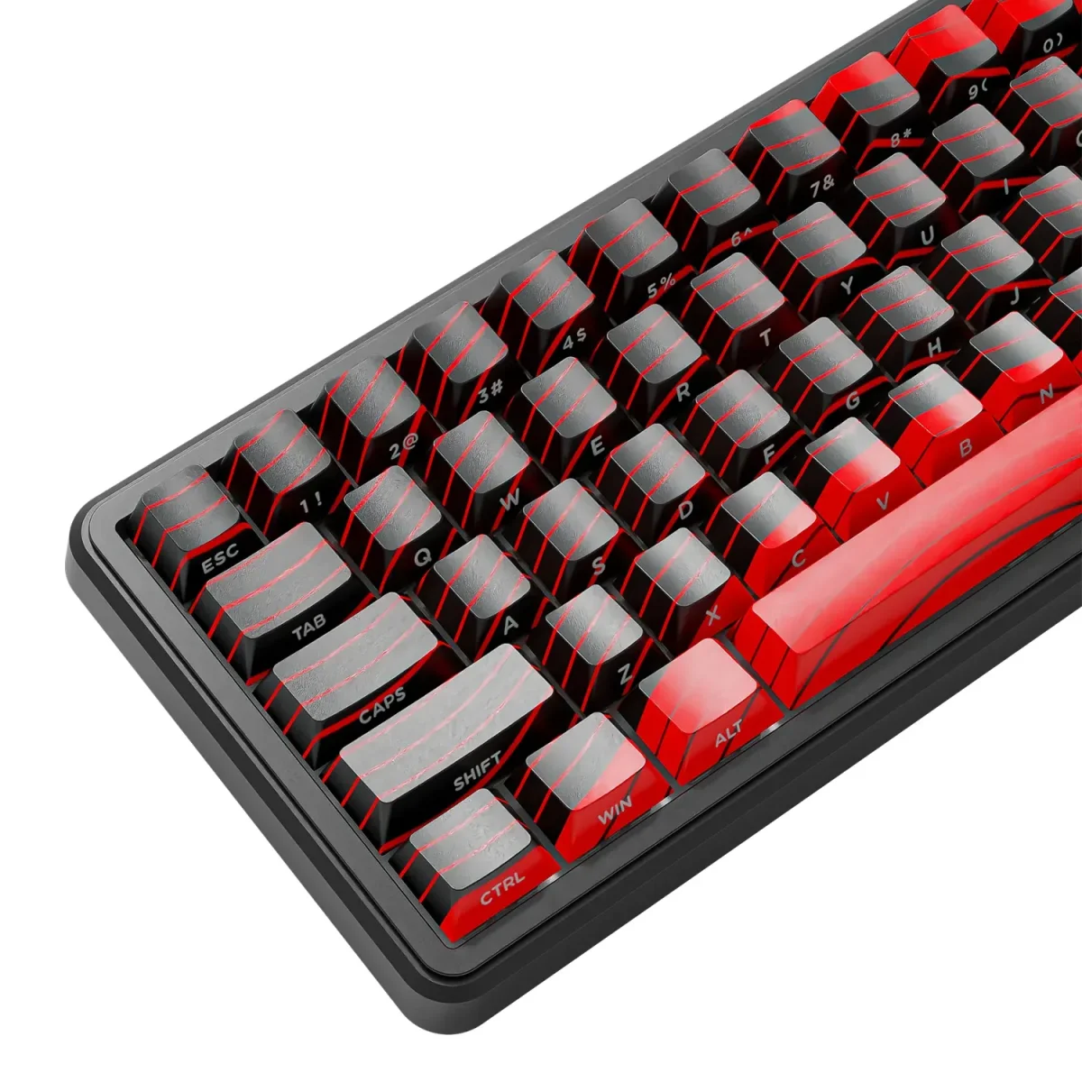 Attack Shark X65 PRO HE Tri-mode Noir/Rouge – Image 7