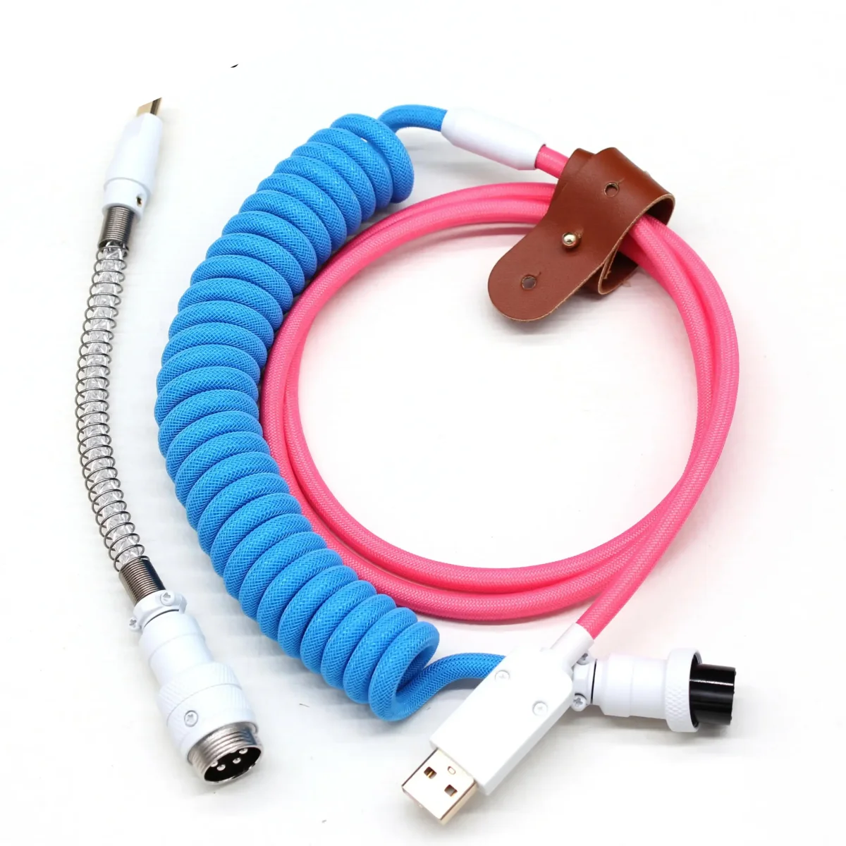 Câble de clavier custom électroluminescent Type-C Rose – Image 2