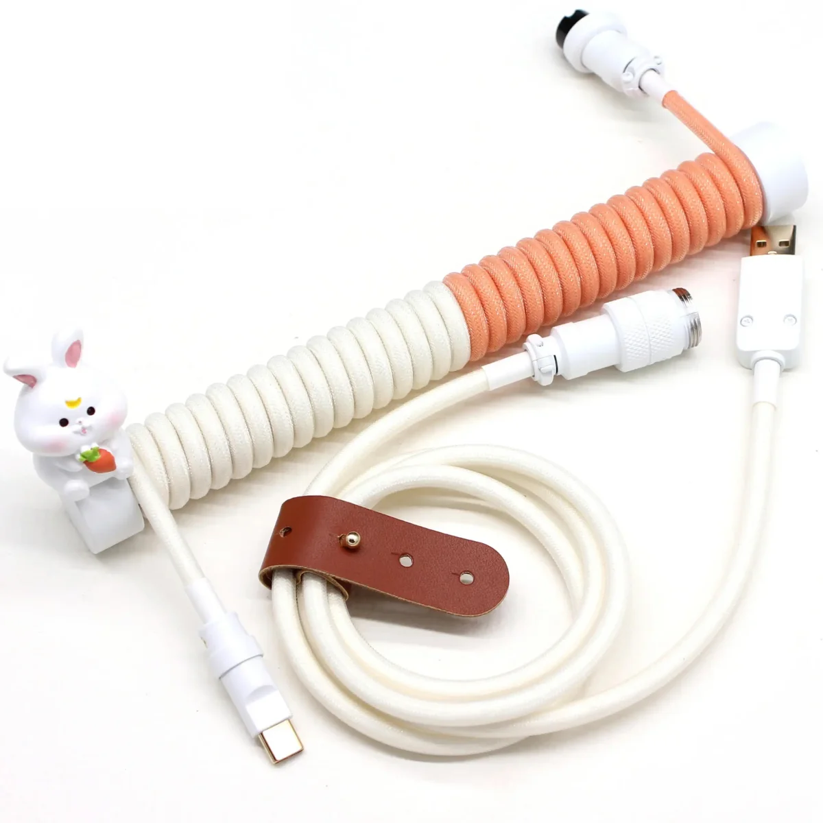 Câble de clavier custom Personnage USB Type-C Lapin – Image 2