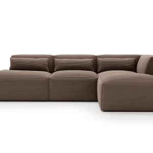 Canapé d'angle Concorde en velours côtelé CONCORDE