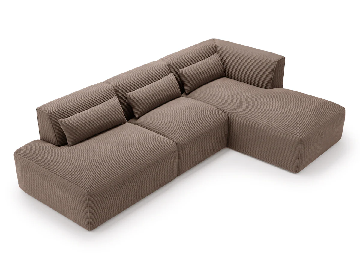 Canapé d'angle Concorde en velours côtelé CONCORDE – Image 3