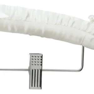 Cintre en satin avec pinces (CHARMP)