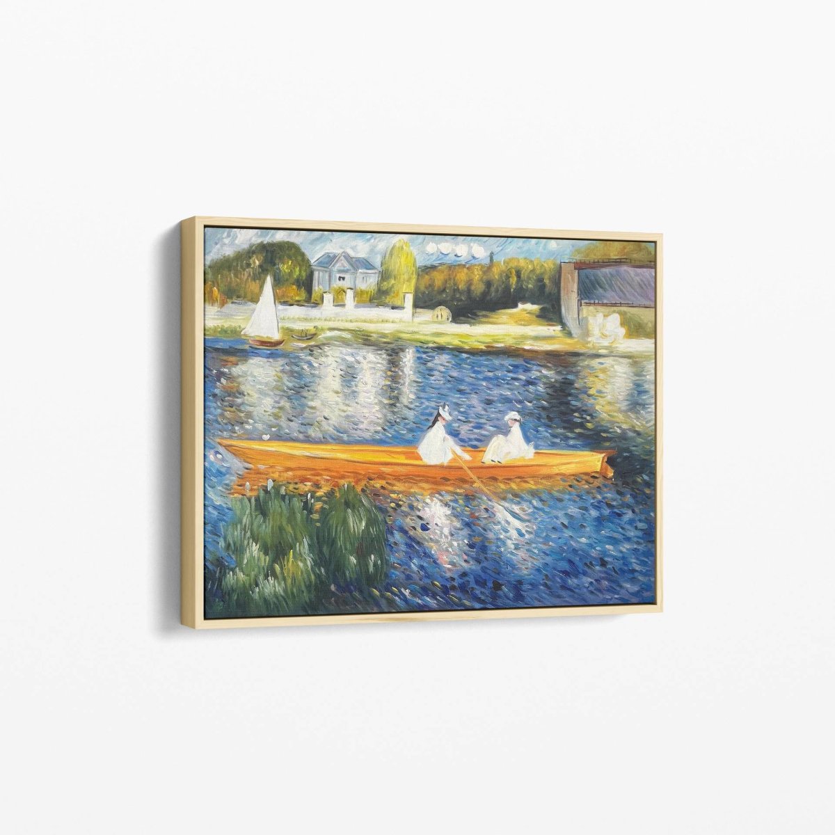 La Seine à Asnières, aussi connue sous le nom de La Yole par Renoir - Reproduction de Peinture à l'Huile – Image 5