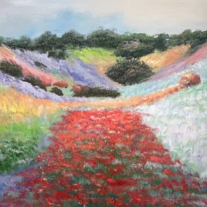 Champ de Coquelicots par Claude Monet - Peinture à l'huile