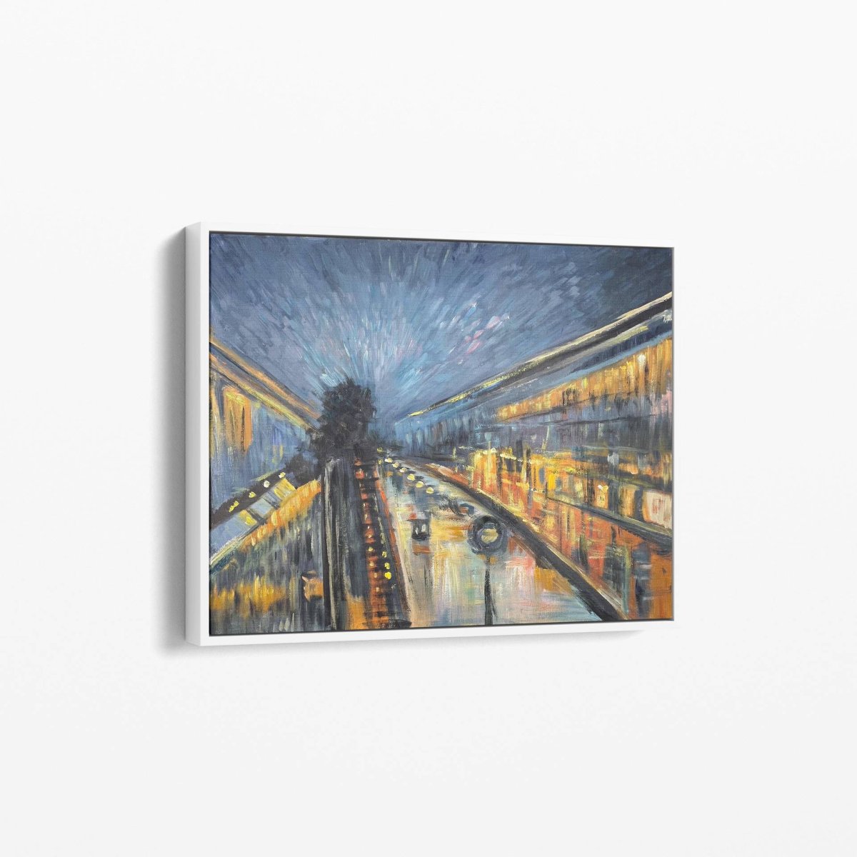 Boulevard Montmartre : Effet de Nuit par Camille Pissarro - Tableau reproduction – Image 4