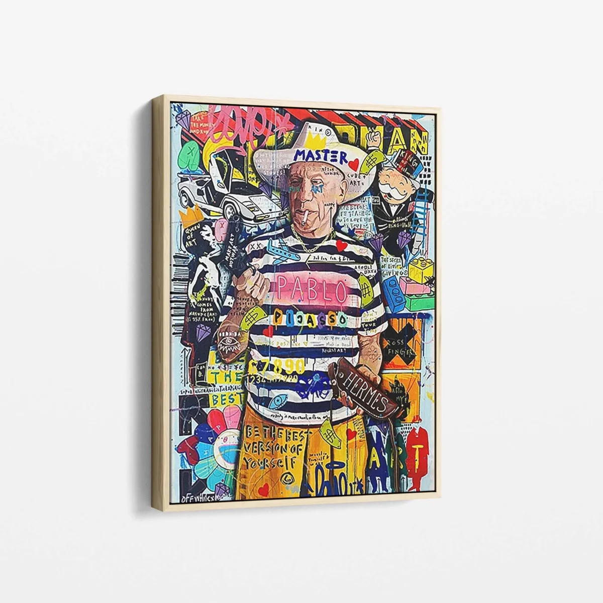 Tableau Pop Art "Maître du Cubisme" – Image 4