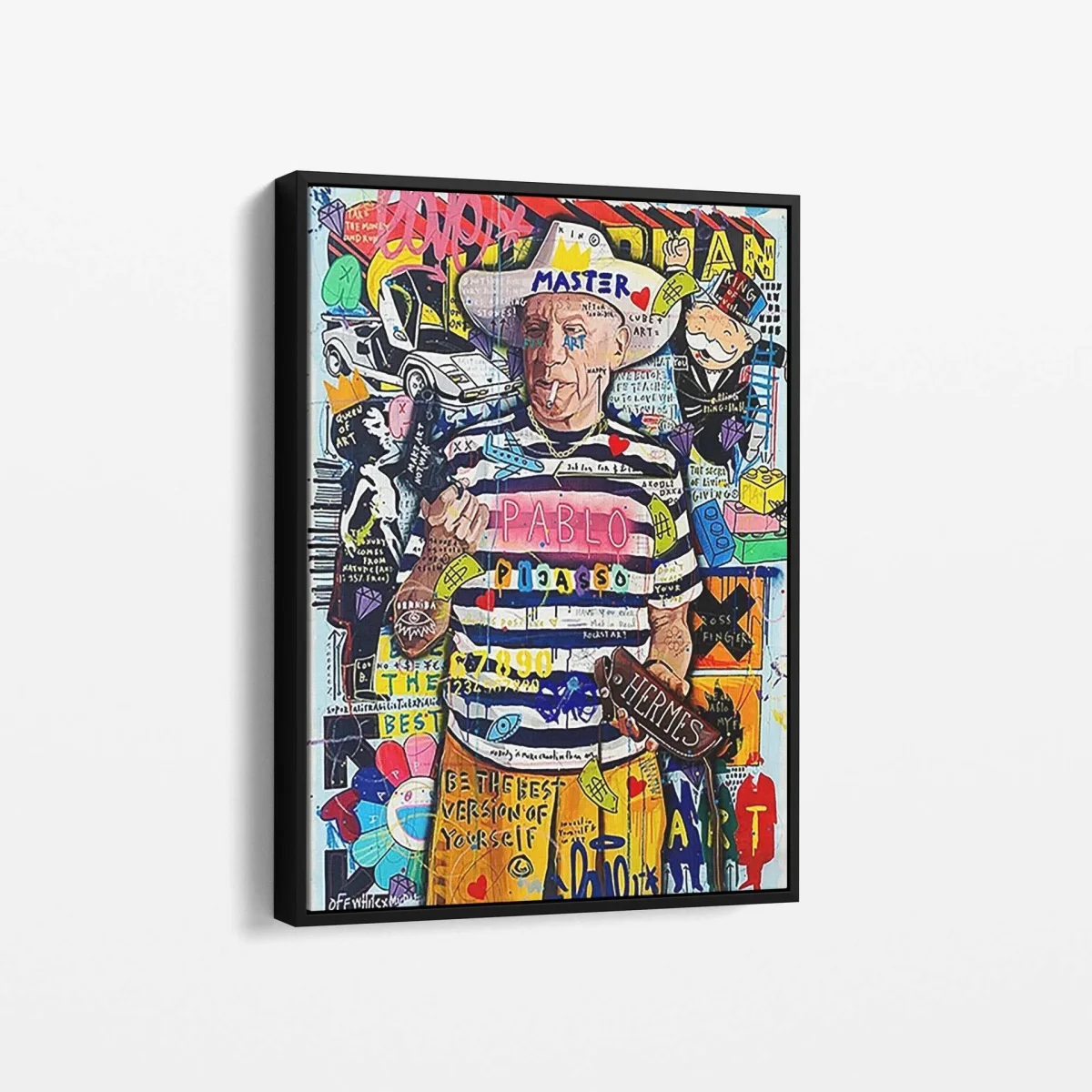 Tableau Pop Art "Maître du Cubisme" – Image 5