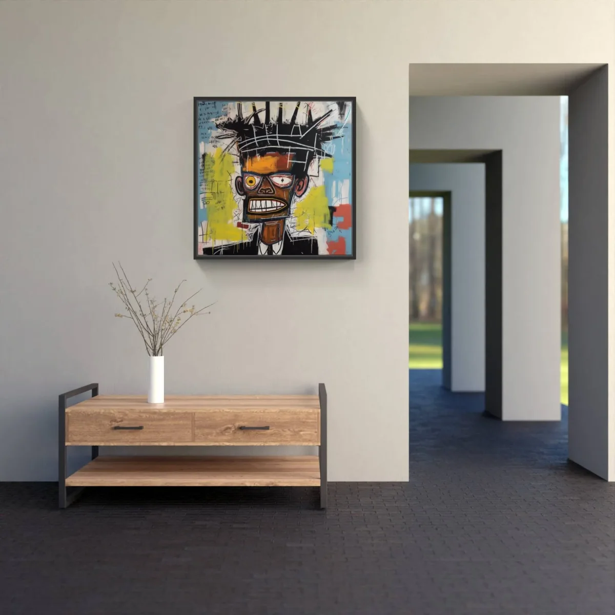 Dynamic Basquiat Canvas – Image 4