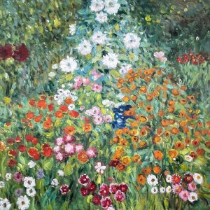 Jardin Fleuri par Gustav Klimt - Tableau reproduction