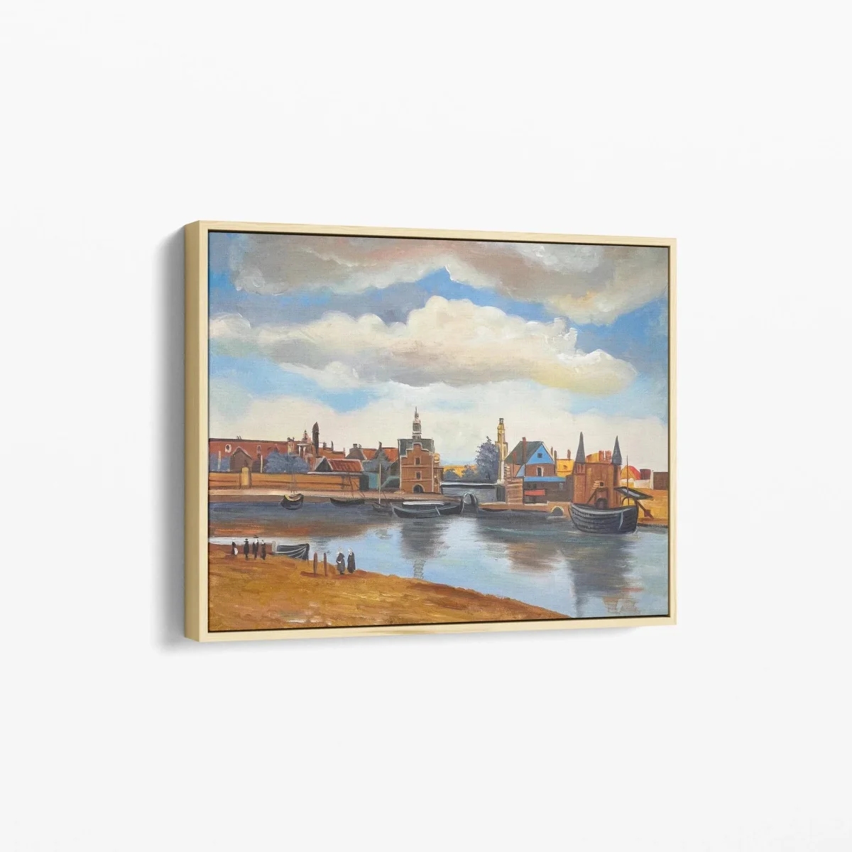 Vue de Delft par Johannes Vermeer - Tableau reproduction – Image 5