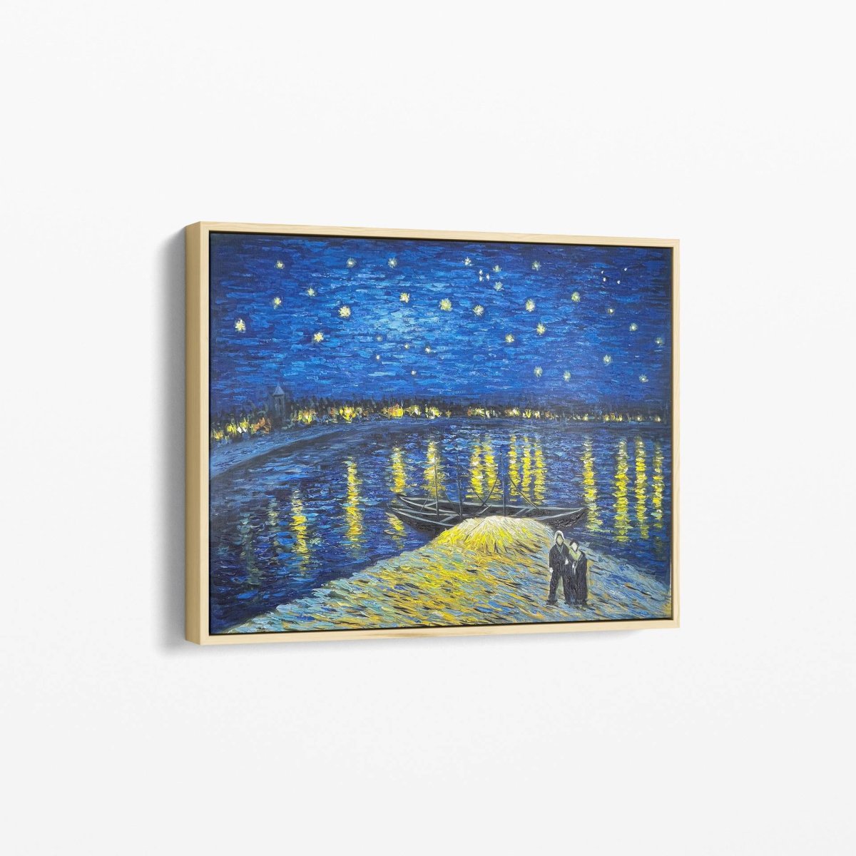 Nuit étoilée sur le Rhône par Vincent van Gogh - Reproduction de Peinture à l'Huile" – Image 5