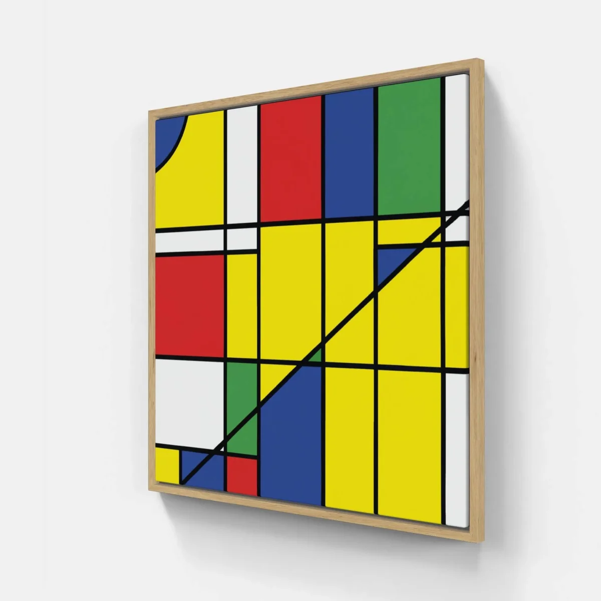 Mondrian Blue Rectangle – Image 6