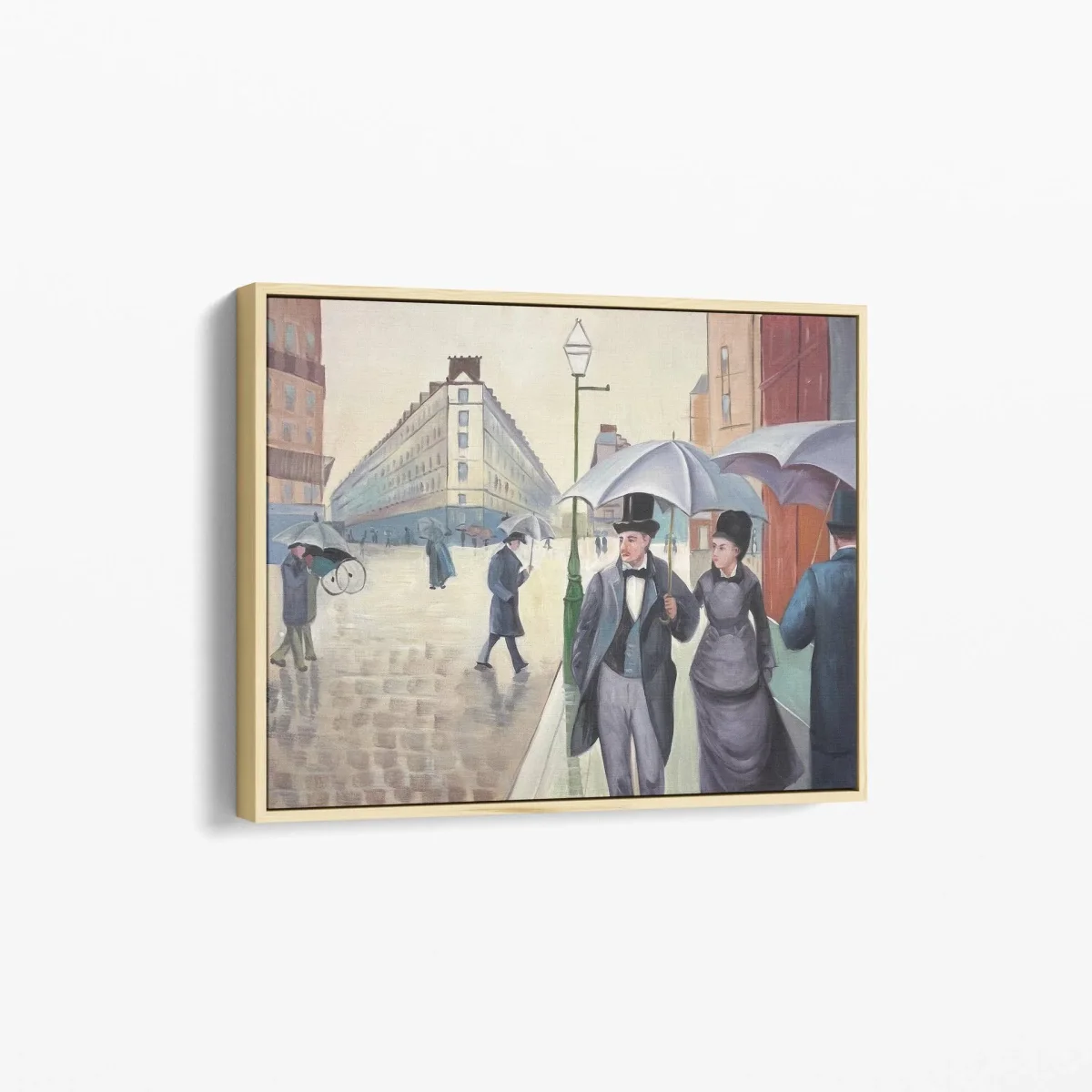 Rue de Paris, Temps de Pluie par Gustave Caillebotte - Reproduction de Peinture à l'Huile – Image 5