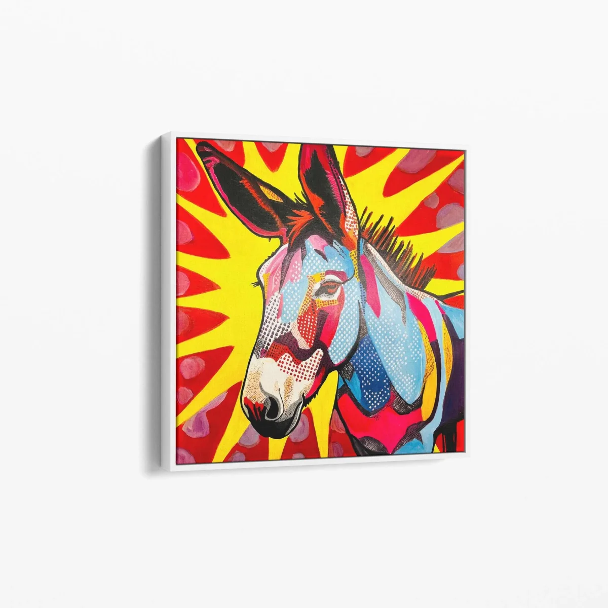Tableau animal Esprit Pop Âne – Image 4