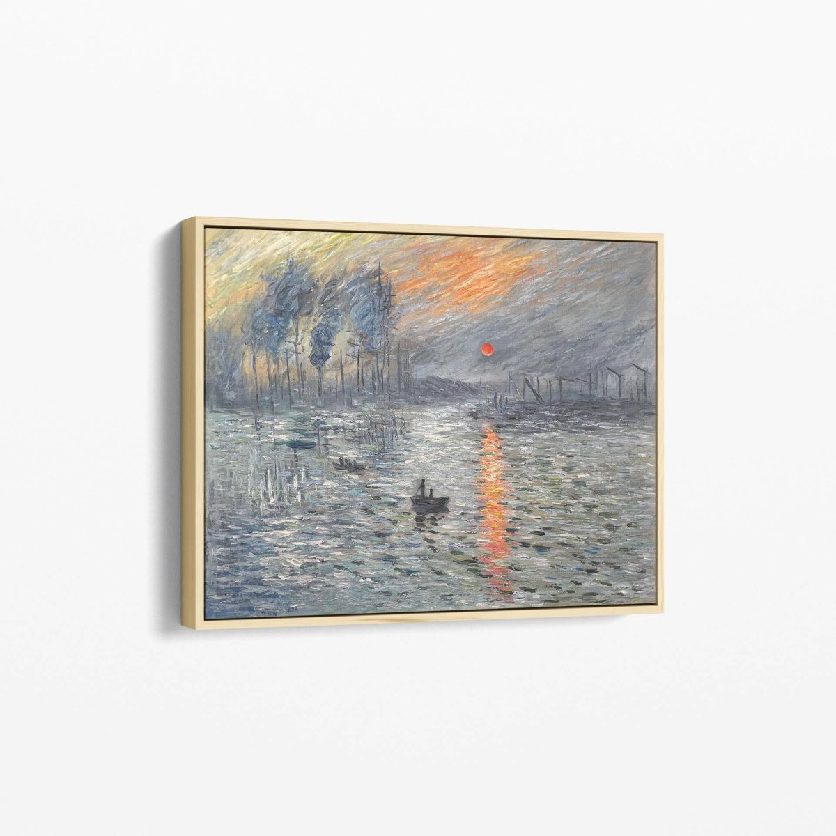 Impression, Soleil Levant par Claude Monet - Reproduction de Peinture à l'Huile – Image 5