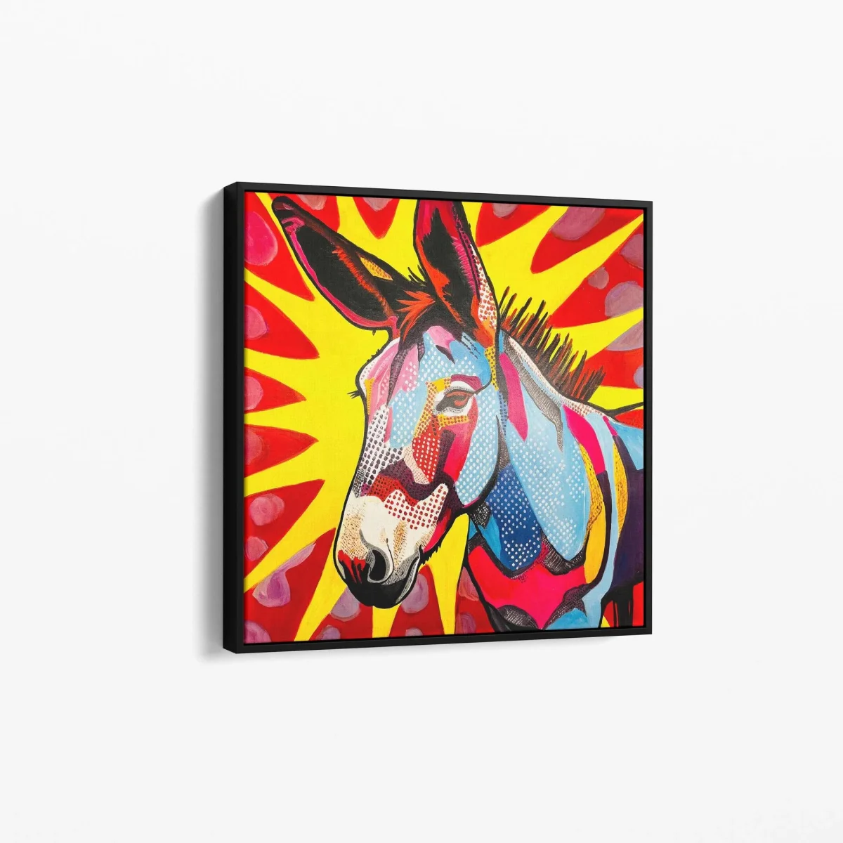 Tableau animal Esprit Pop Âne – Image 3