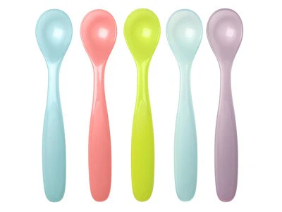 Lot de 5 cuillères souples bébé - Dès 6 mois