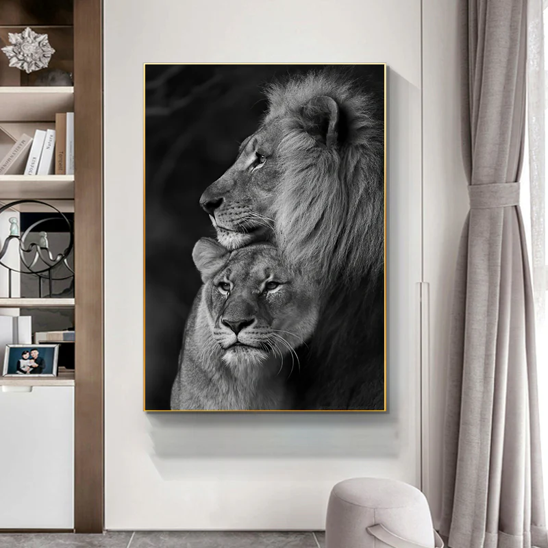 Tableau Lion Et Lionne – Image 5