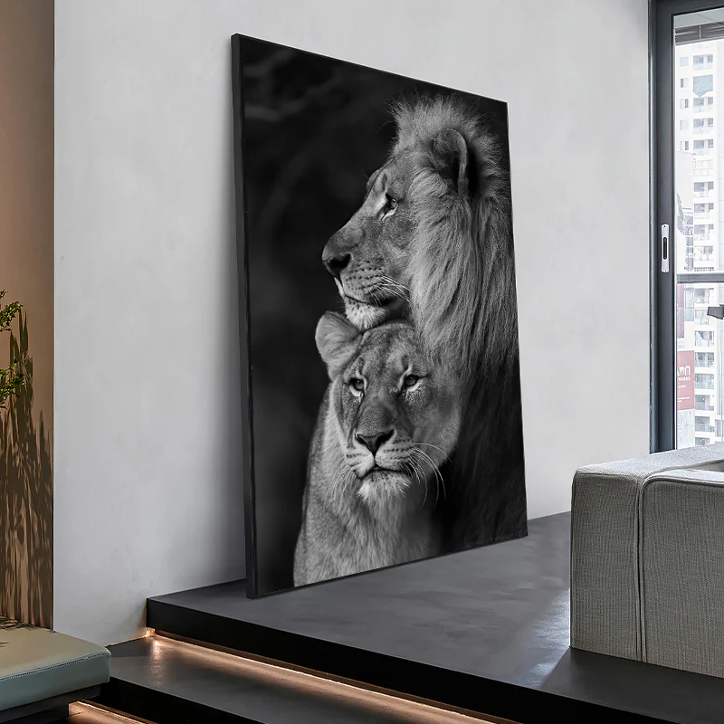 Tableau Lion Et Lionne – Image 6
