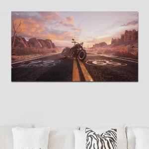 Tableau Moto Route 66