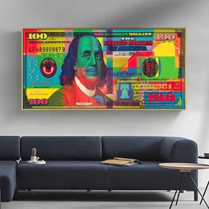 Tableau Pop Art Dollar