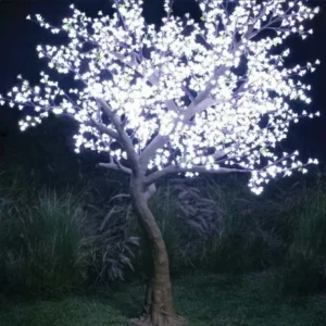Arbre Lumineux LED Fleur de Cerisier - Lampadaire Décoratif Étanche Intérieur/Extérieur