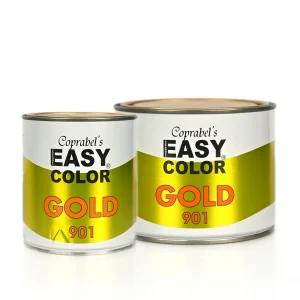 Peinture métallique dorée