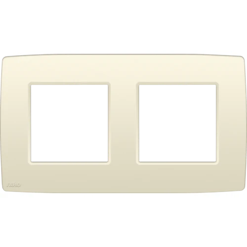 Double plaque de recouvrement de 71 mm d'entraxe horizontale Niko (100-76800) – Image 3