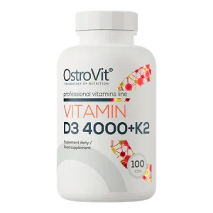 Vitamine D3 4000 IU + K2 100Cp.