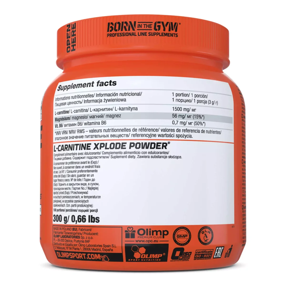 L-Carnitine Xplode Powder® – Image 4