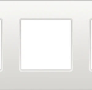 Triple plaque de recouvrement de 71 mm d'entraxe horizontale Niko (100-76700)