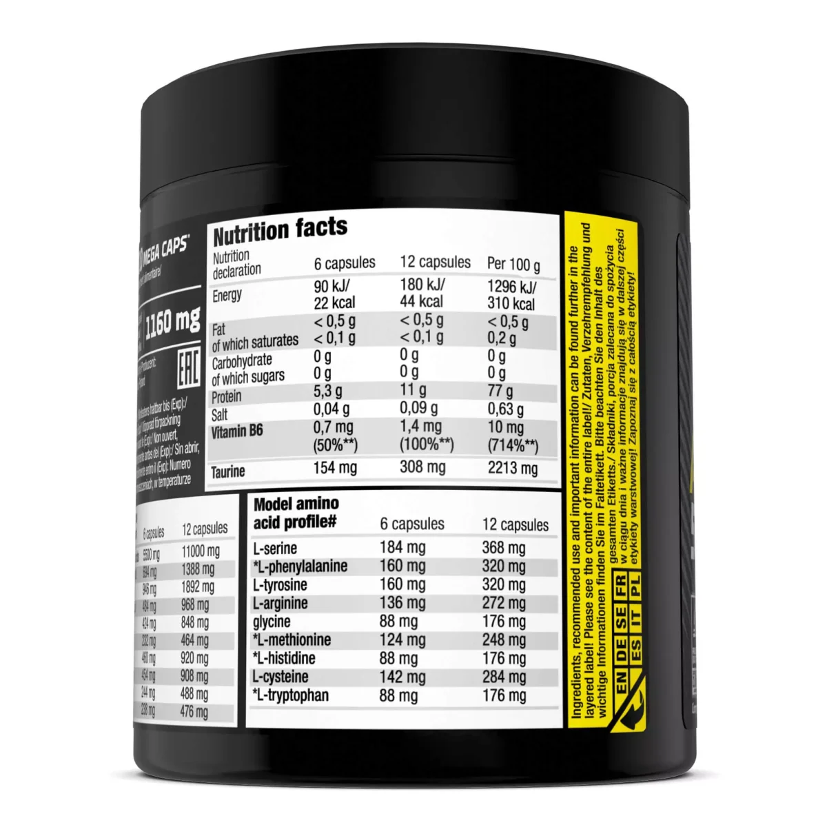 Anabolic Amino 5500 Mega Caps® – Image 4