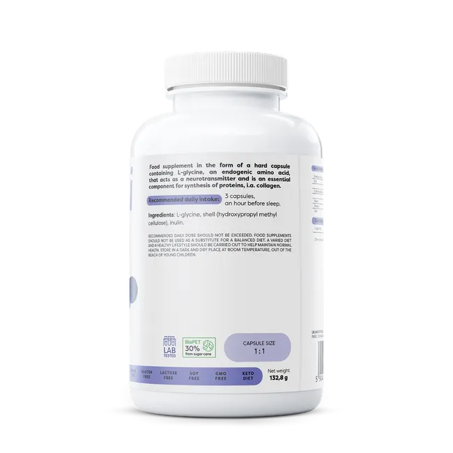 Glycine, 1000 mg – Image 4