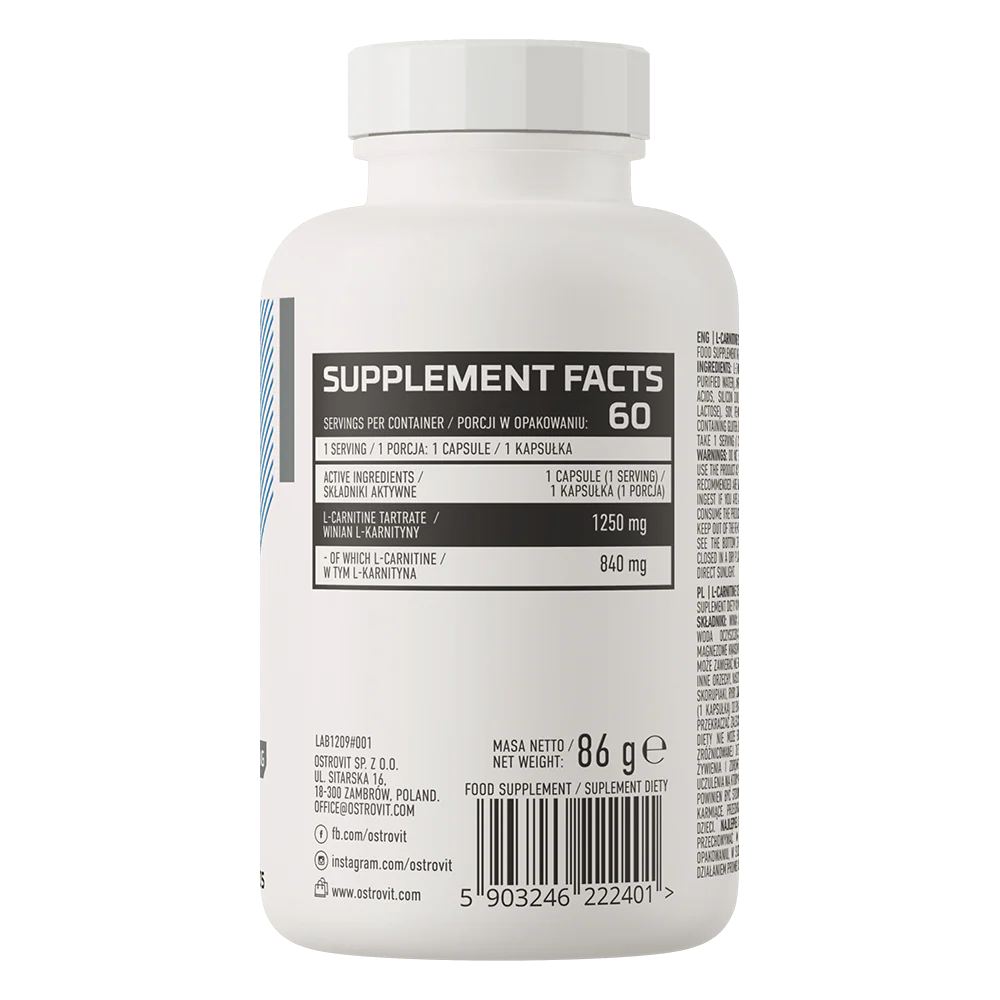 L-Carnitine 1250 mg – Image 4