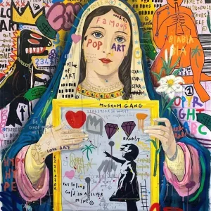 Tableau Pop Art "Museum Gang"