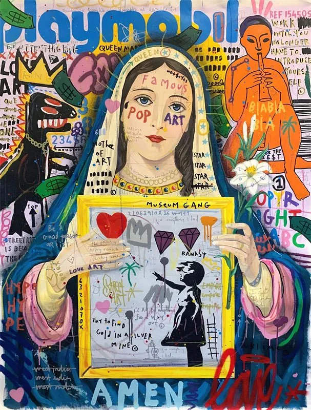 Tableau Pop Art "Museum Gang"