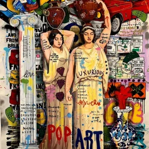 Tableau Pop Art "Luxurious Life"