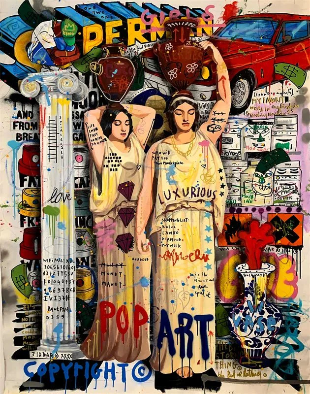 Tableau Pop Art "Luxurious Life"