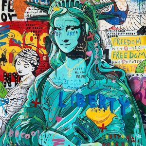 Tableau Pop Art "Liberty"