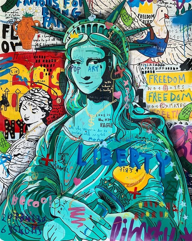 Tableau Pop Art "Liberty"