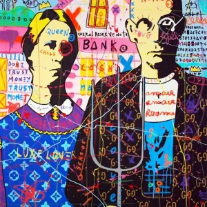 Tableau Pop Art "Gothic Royalty"