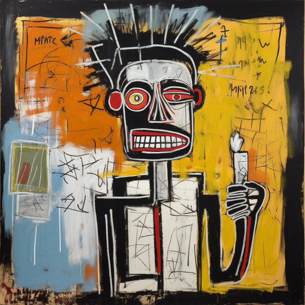 Bold Basquiat Brushstrokes – Image 2