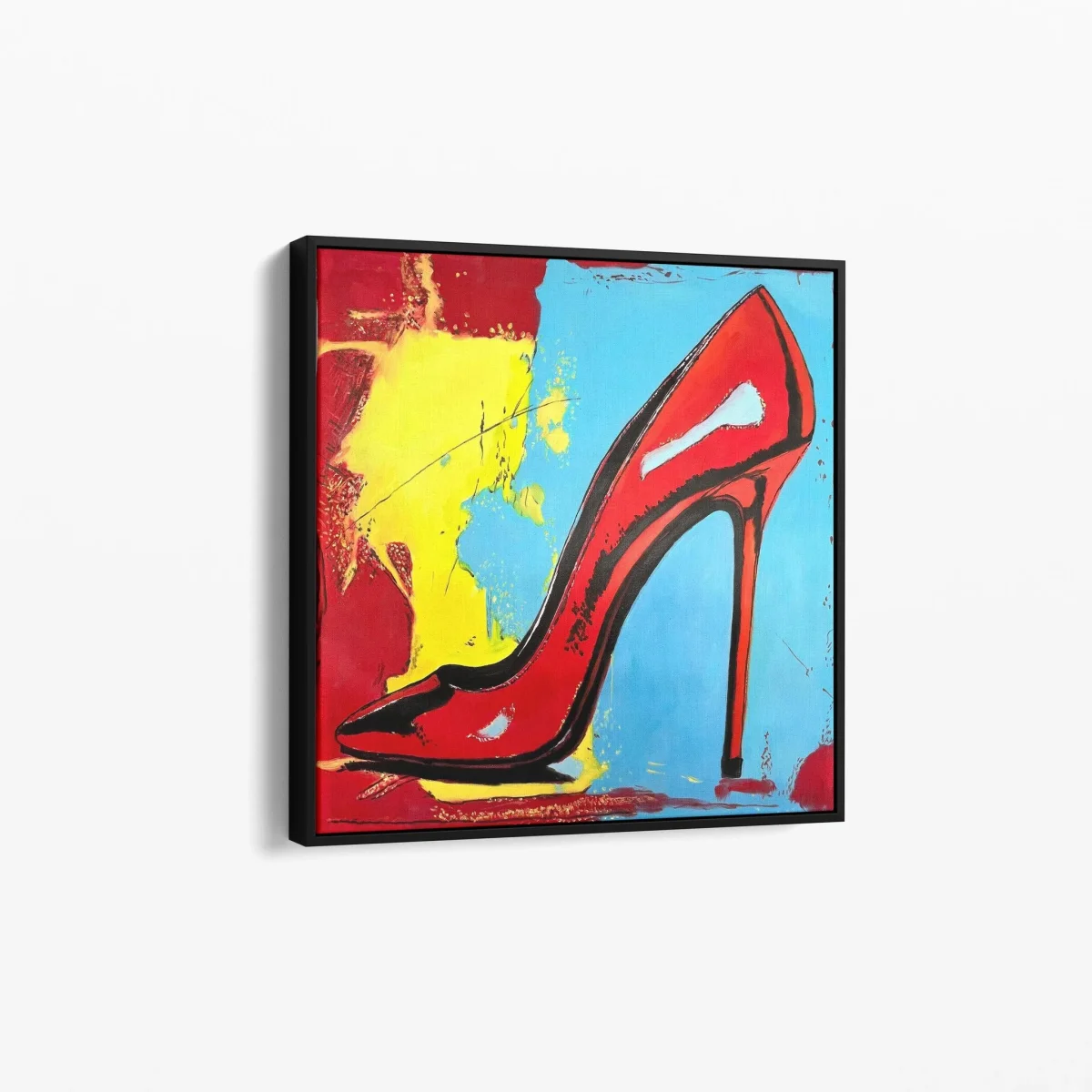 Glamour Woman Shoes Tableau Abstrait – Image 3