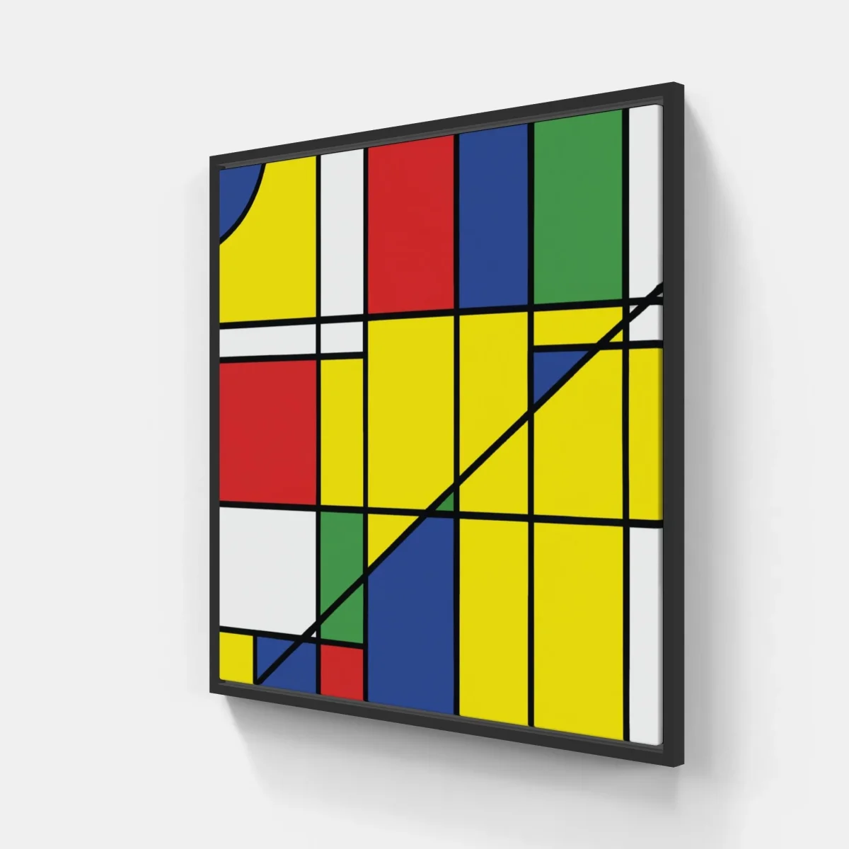 Mondrian Blue Rectangle – Image 3