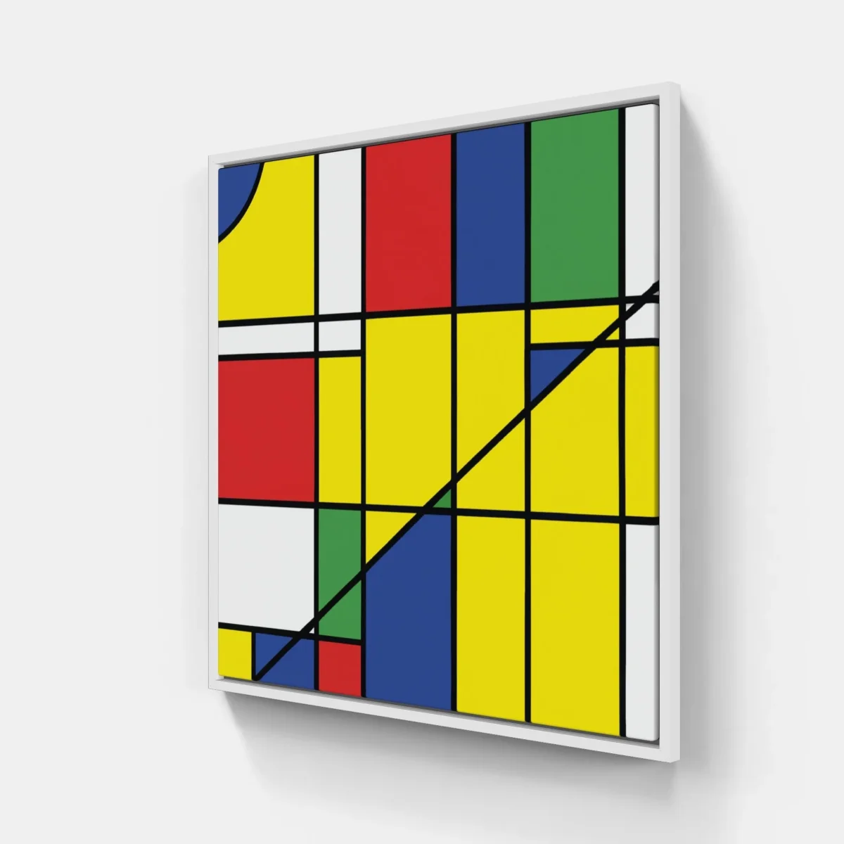 Mondrian Blue Rectangle – Image 5