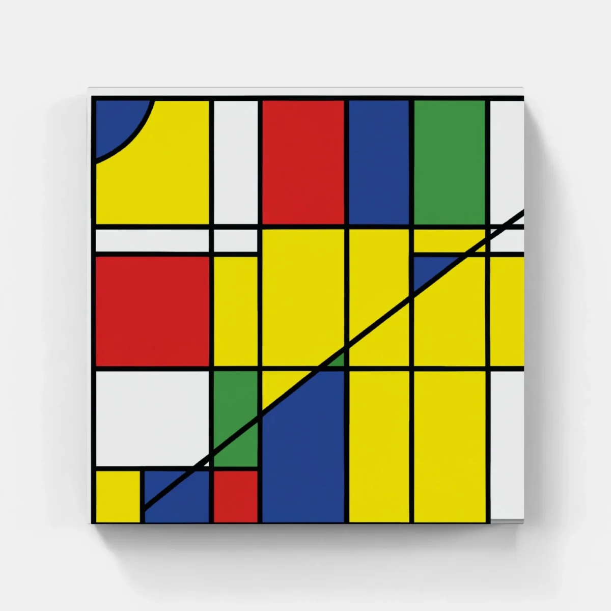Mondrian Blue Rectangle – Image 7